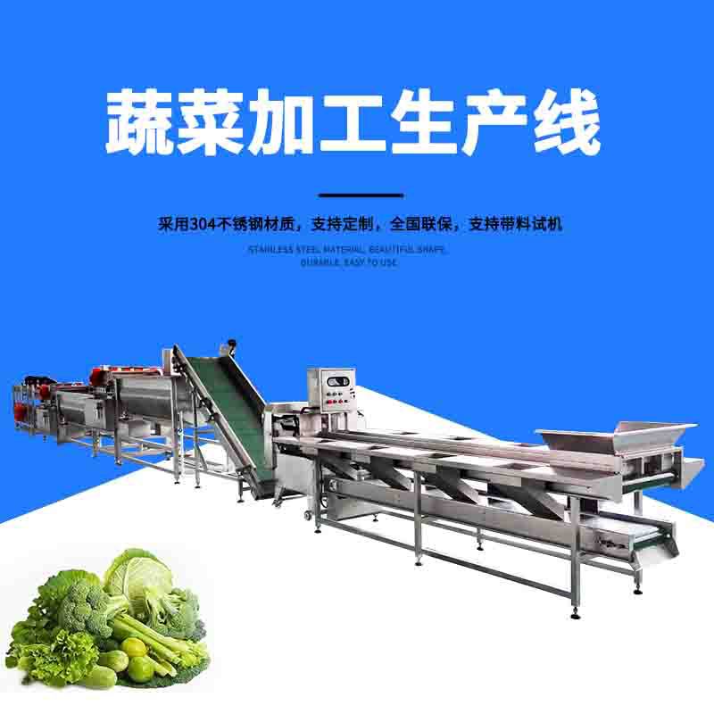 蔬菜（cài）清洗（xǐ）加（jiā）工生產線